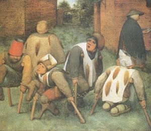 BRUEGEL, Pieter the Elder The Beggars (mk05) oil painting picture